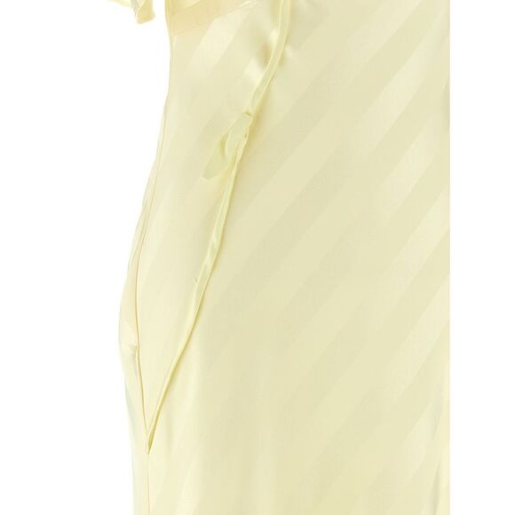 Self Portrait Women 'Satin Striped' Long Dress